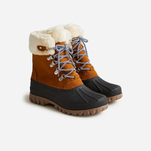 J.Crew Perfect Winter boots with sherpa /Size: 7M /Brand NEW - Picture 1 of 3