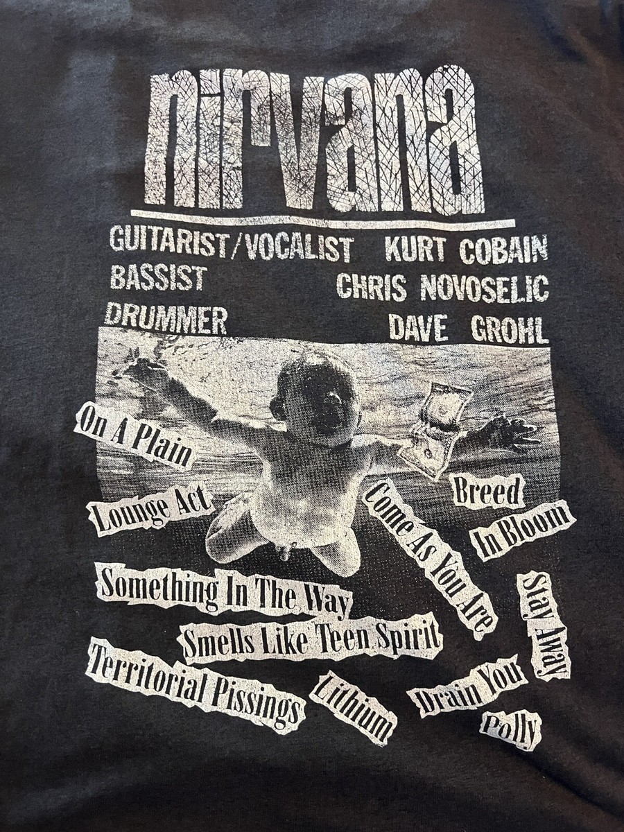 Vintage Nirvana Nevermind Promo Shirt XL Oneita | eBay