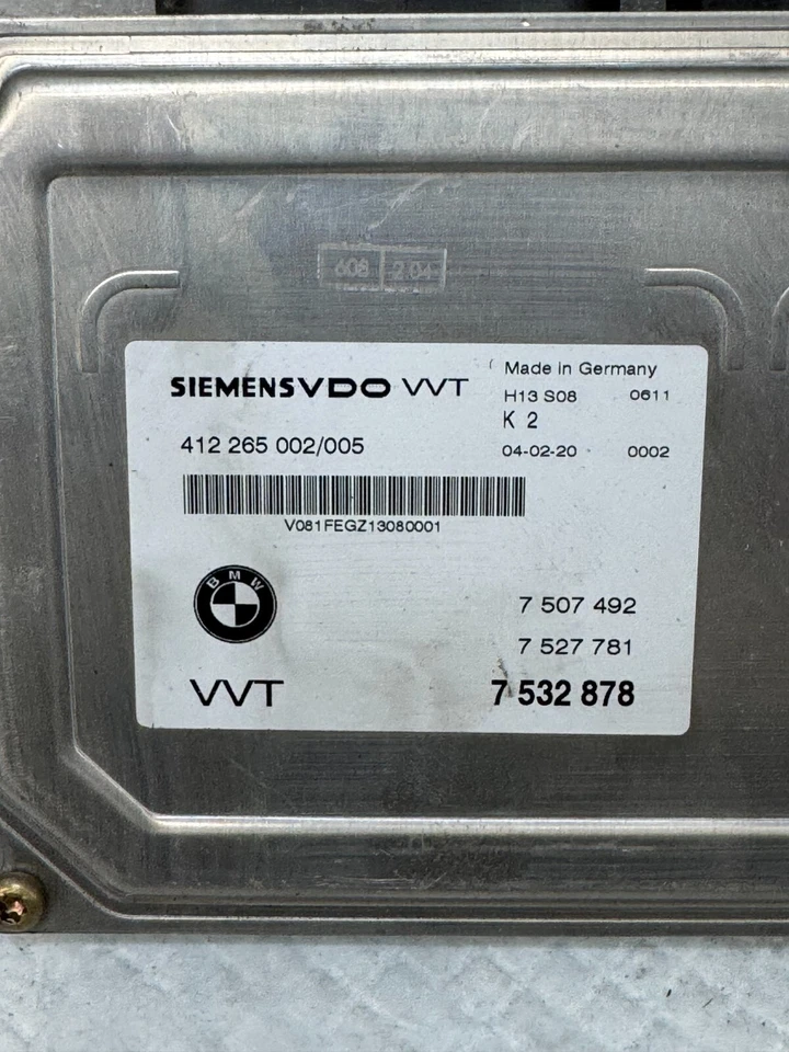 Módulo informático motor BMW 645 2004 ECU 7 507 492 OEM (AA 406) Foto 2 de 4