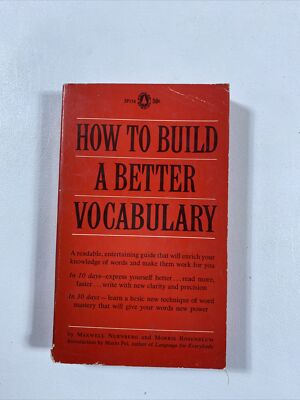 How to Build a Better Vocabulary -  Maxwell Nurnberg (Paperback, 1961)