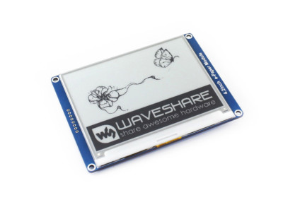 1pcs Waveshare 4.2inch e-Paper Module for Raspberry Pi 400x300 E-lnk Display SPI
