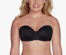 Vanity Fair Womens Bra Beauty Back Removeable Straps Black Size 40C
