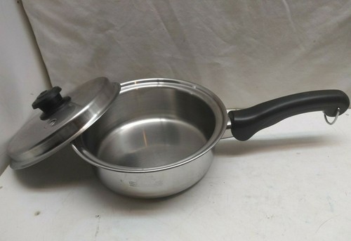 Saladmaster Saucepan 2Qt TP304-316 Surgical Saute Pot Casserole Roaster Lid - 第 1/11 張圖片