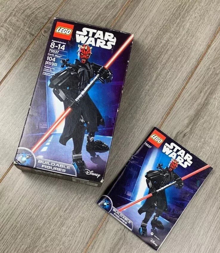 Lego Darth Maul 75537 Buildable Figure Box Instructions | eBay