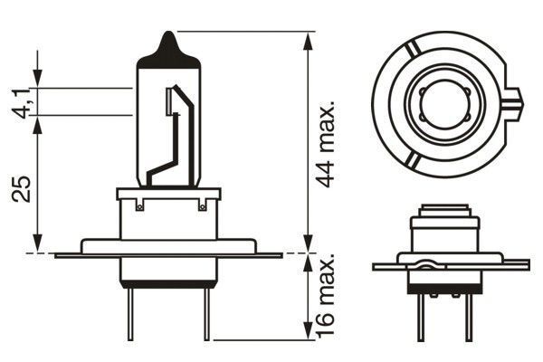 Bosch 1 987 301 431 Kfz-GlüHlampe FüR Chrysler-image
