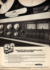vtg 70s STUDER REVOX B77 MAGAZINE PRINT AD Open Reel To Reel Tape Recorder Pinup
