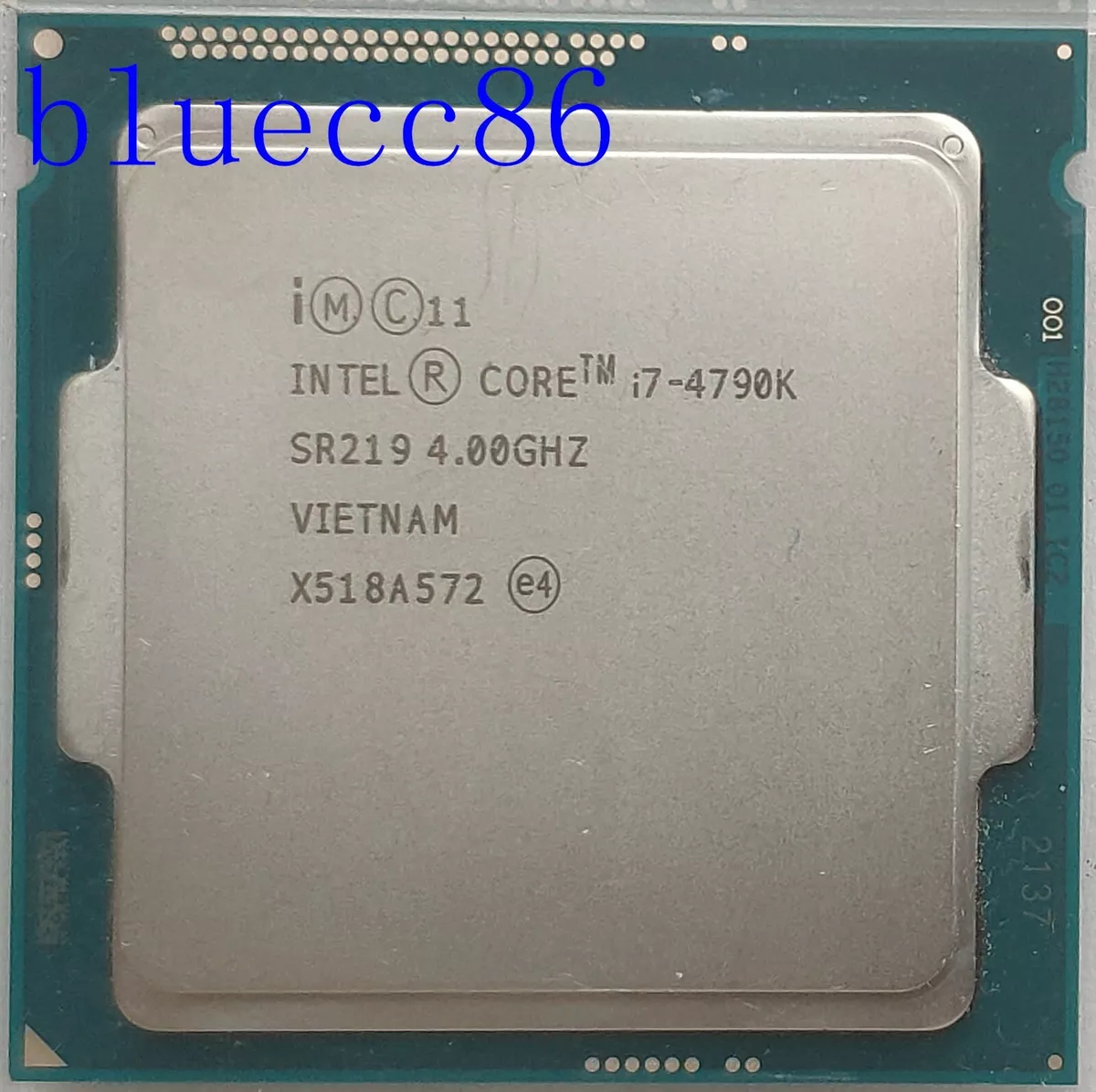 CPU　Intel Core i7-4790k