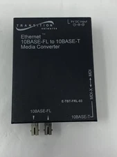 Transition Network E-TBT-FRL-03 Transition 10Base-FL to 10Base-T Media Converter