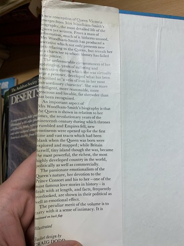 1973 "QUEEN VICTORIA HER LIFE & TIMES 1819-1861" CECIL WOODHAM-SMITH BOOK (P6) - Picture 3 of 12