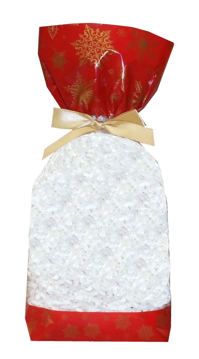 Christmas cellophane bags large hot sale