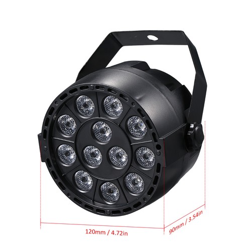 Lixada 12LED Par Light RGBW Stage Lighting DMX512 Strobe&Sound Active lot N6B8 - Picture 5 of 18