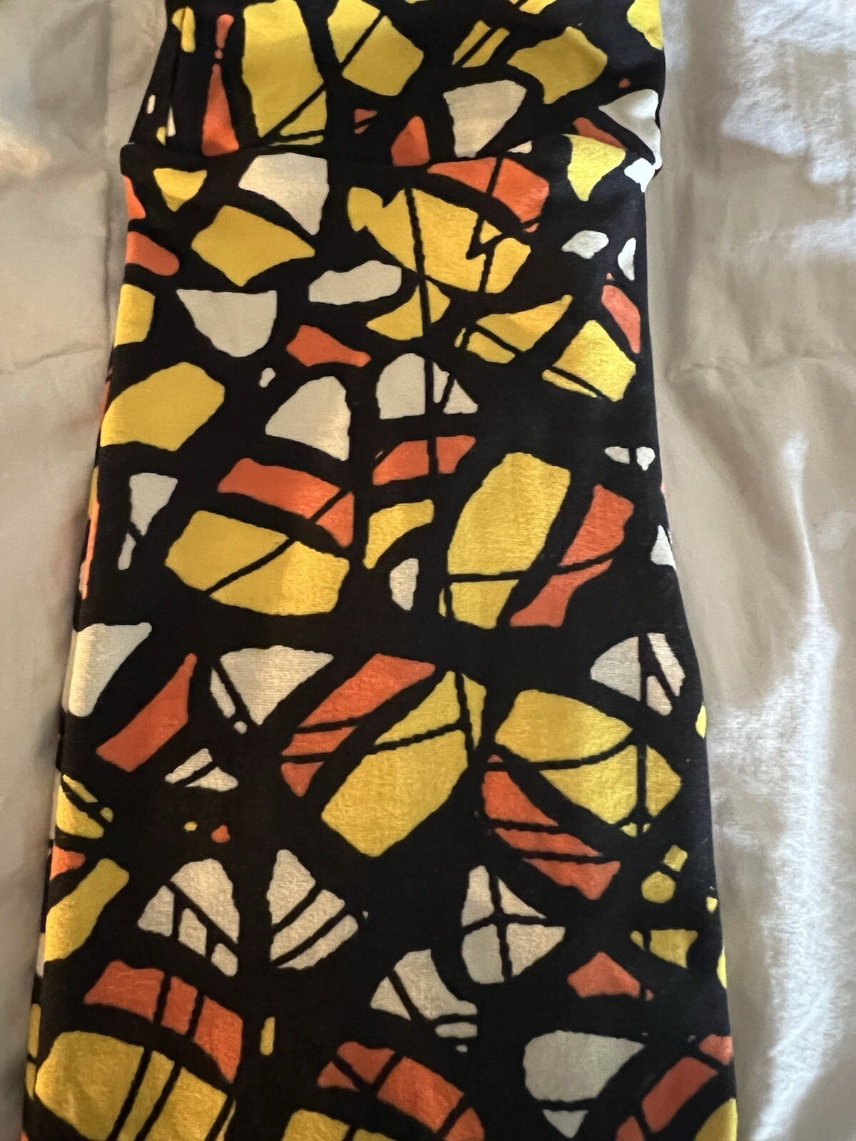 Kids LLR Halloween 🎃 Leggings S/M - Candy Corn Mosaic Print