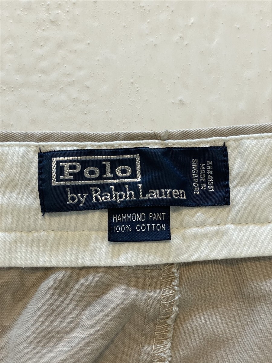 パンツ Polo by Ralph Lauren Hammond Pant 34/30 POLO RALPH LAUREN Mens Pant Hammond SIZE 34 30 Cotton Zip
