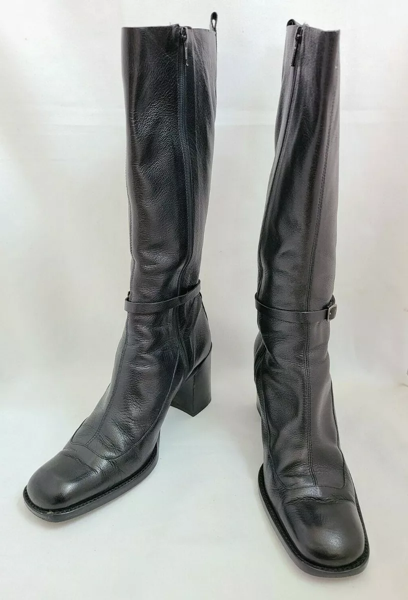Square toe heeled boots outlet