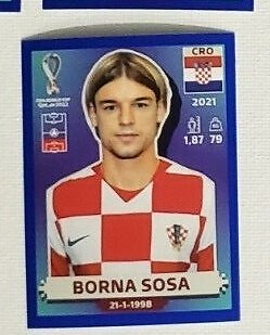 Panini FIFA World Cup QATAR 2022 - US Edition - BLUE & RED STICKERS - part 3 - Picture 45 of 194