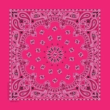 Bandana 100 Cotton Paisley Print Double-Sided Scarf Head Neck Face Mask 22"X22"