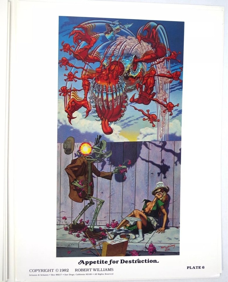 Art & Imagery: Robert Williams (1982) Portfolio Complete, Rare SIGNED 1 ...