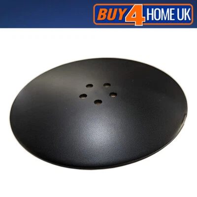 Black Cap Cover 115mm - for 90mm Shower Tray Wastes High Fast Flow 5 Hole Design