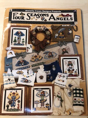 Stickvorlage Four Seasons Angels by Alma Lynne in englischer Sprache