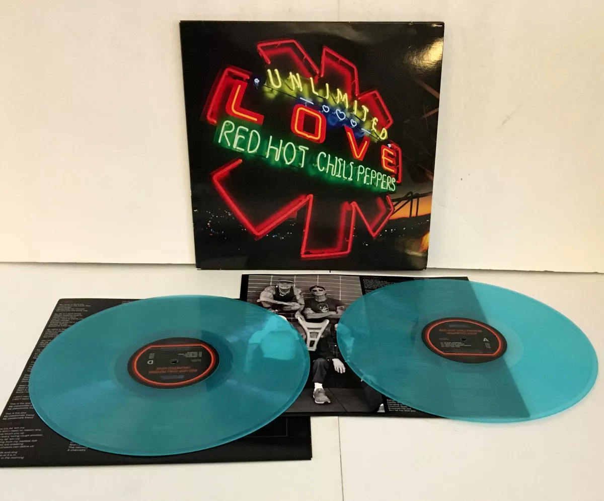 RED HOT CHILI PEPPERS unlimited love 2Lp LIGHT BLUE Vinyl DOUBLE Record