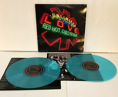 RED HOT CHILI PEPPERS unlimited love 2Lp LIGHT BLUE Vinyl DOUBLE