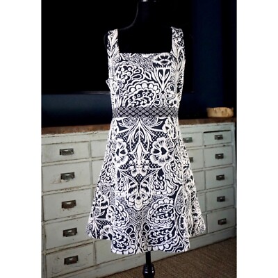 NWT New $158 ett:twa Anthropologie Valery Dress Structured Knit Dress Medium M