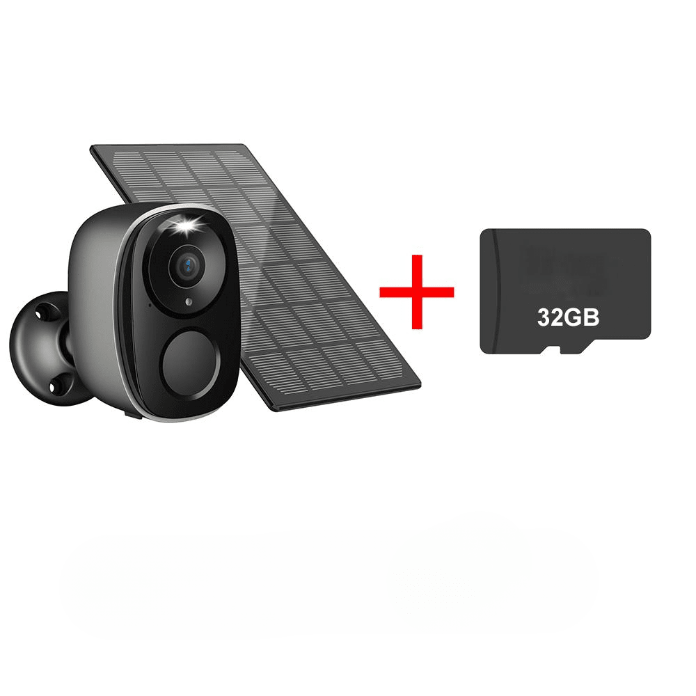 Sansco 2K Wireless Outdoor Solar Security Camera with Solar Panel for Home Surveillance