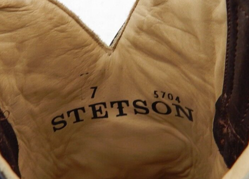 Stetson Western Boots Womens Arrow Size 7 - Picture 8 of 11