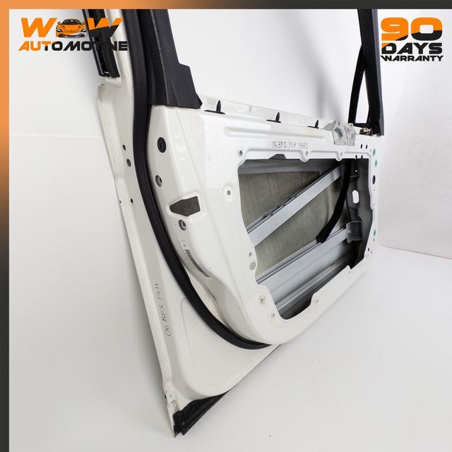 06-13 BENTLEY CONTINENTAL FLYING SPUR FRONT LEFT DRIVER SIDE DOOR WHITE OEM