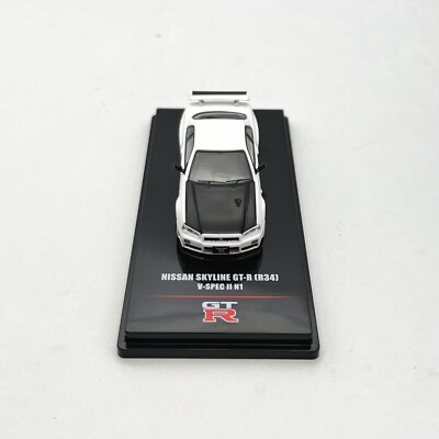 INNO64 1:64 Nissan Skyline GT-R R34 V-Spec II N1 (White with