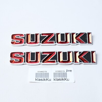 スズキ　gt750 エンブレム Suzuki GT750 GT550 GT380 T350 GT185 GT250 Tank Badge Emblem Nos