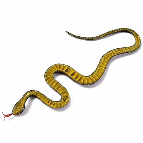 Realistic Manmade Soft Rubber Animal Fake Snake Garden Toy Props❃ - Picture 5 of 7