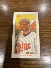 2021 Topps T206 Wave 1 Base Back Torii Hunter Twins
