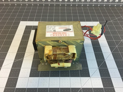 GE Microwave Oven  High Voltage Transformer P# WB27X10189 WB27T10464