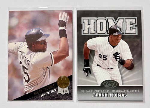 Lotto Frank Thomas 1994 Foglia 5° Anniversario 2005 Clean Up Crew 1992 Studio Wh Sox - Foto 4 di 6