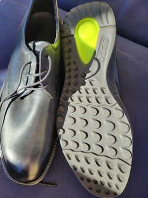 ECCO st.1 hybrid Men's Leather Derby Shoe Size 46 12/12.5