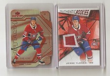 21-22 MVP Colour& Contours RC Gold Jesse Ylonen/250 +SP Game Used Jersey