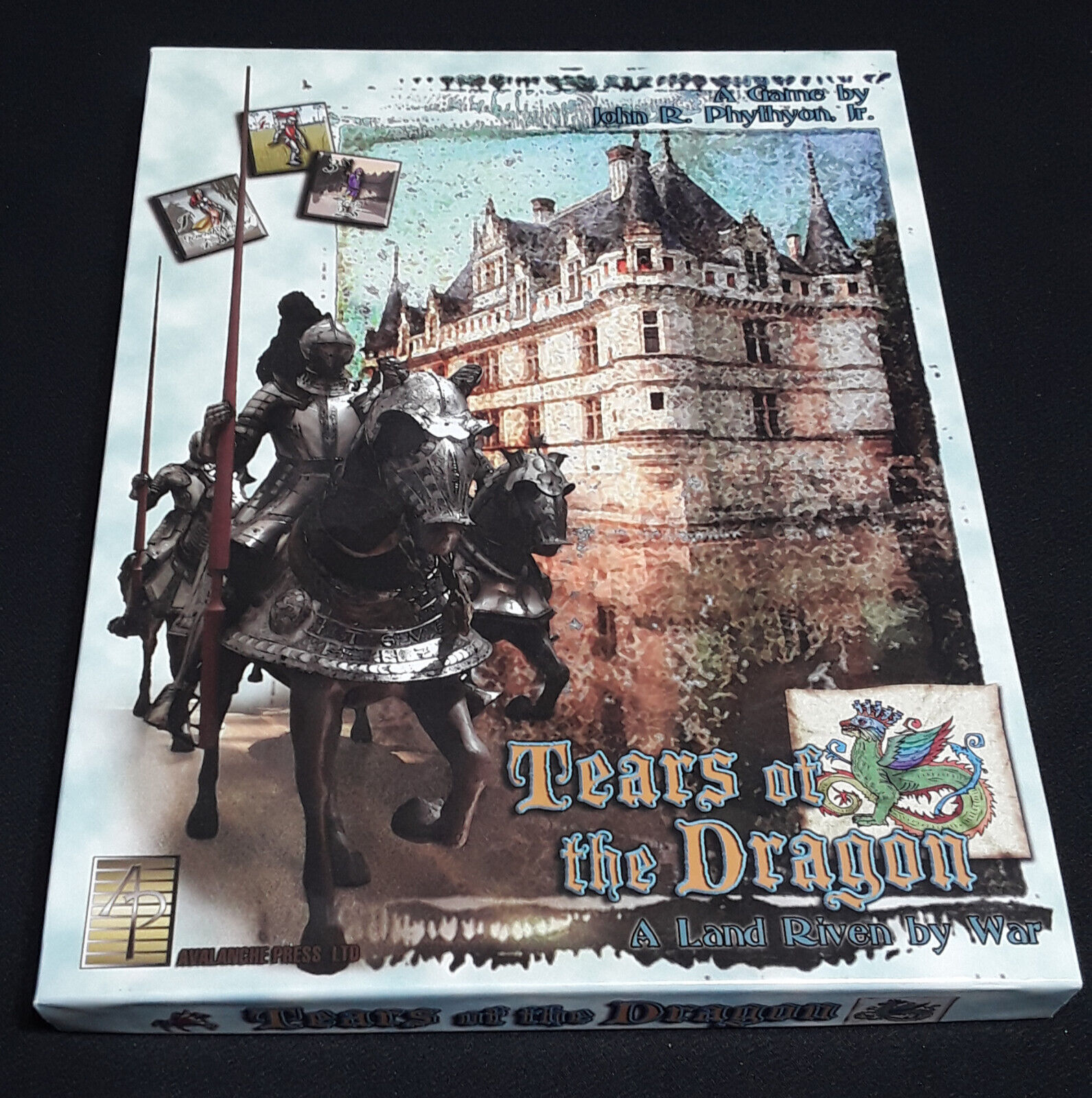 Avalanche Press Tears Of The Dragon Board Game Complete