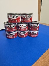 Sterno Canned Heat Cooking Fuel Gel 2.25 Hours X 8 18 Hours Total Emergency