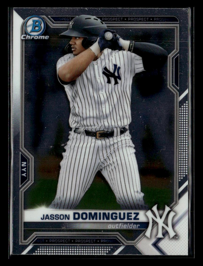 2021 Bowman Chrome #BCP-213 Jasson Dominguez Prospects