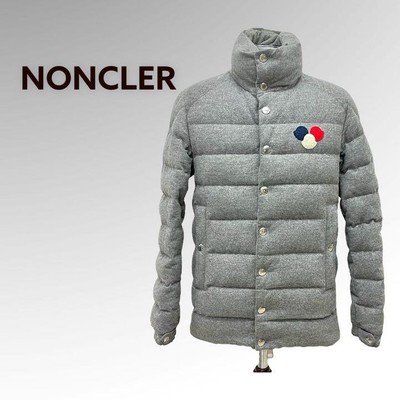 MONCLER BREVAL Tricolor Puffer Down Jacket Men's 0 Gray