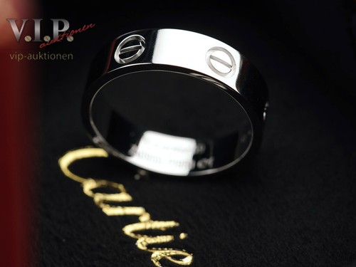 CARTIER LOVE MEDIUM RING Pt.950 PLATIN BAGUE PLATINUM SIZE: 51 FULL SET NP:4350€ - Bild 11 von 11