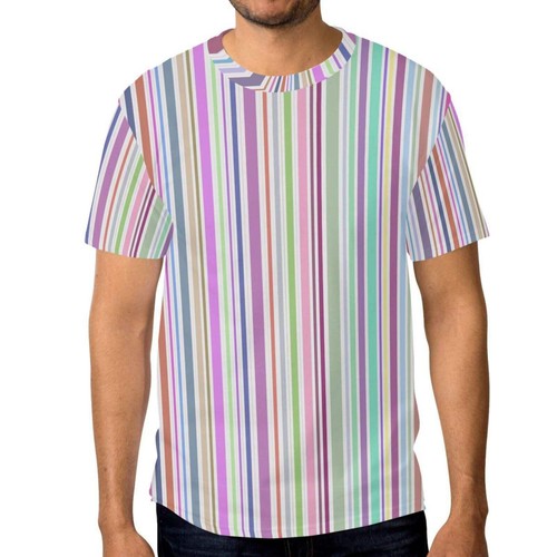 Herren 3D-Druck Blumenmuster Farbblock Rundhalsausschnitt Kurzarm Lockere Passform Pullover T-S - Bild 69 von 104