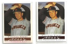 Gaylord Perry  2003 Topps Gallery HOF -  Base & Artist Proof - # 46 / SF Giants