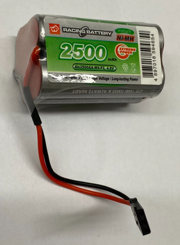 Rechargeable Battery Pack 4.8v 2500mAh LSD Nimh AA Square Futaba RX Vapextech UK - Picture 4 of 6