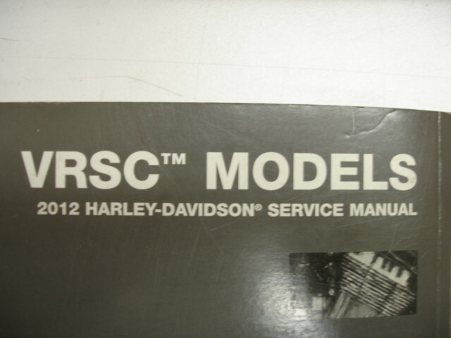 Motorcycle 2012 Harley Davidson VRSC Models Service Manual OEM P/N