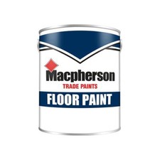 Macpherson Garage Floor Paint Grey Red 5L Hard Wearing Durable Matt Finish