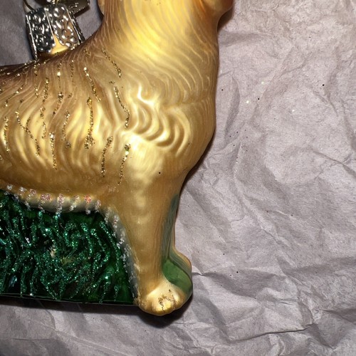 NEW NWT Old World Glass Christmas Tree Ornament - Golden Retriever - Picture 11 of 16