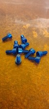 M6x12mm blue alloy allen head screws x10