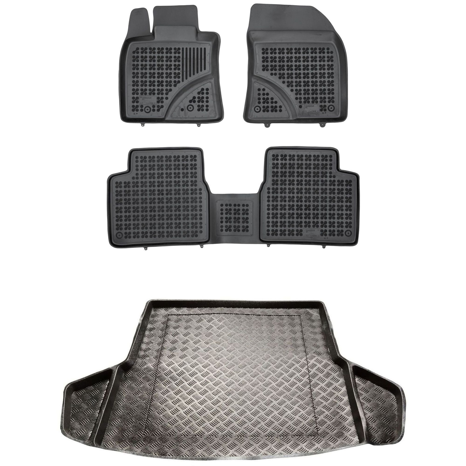Tapis de coffre PE et tapis de sol pour Toyota Avensis en vacances